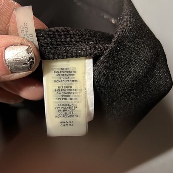 Size 0 Black Caged Bodycon Guess Sheath Dress - Picture 6 of 6